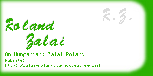 roland zalai business card